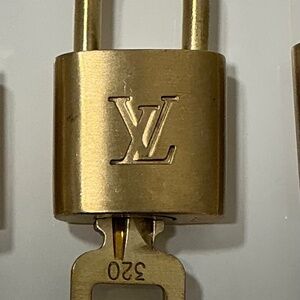 Louis Vuitton lock and key set